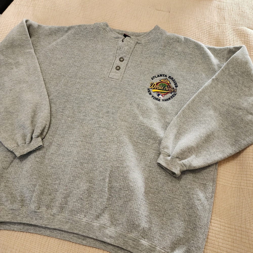 1996 Atlanta‎ Braves World Series Cable Sportswear Size Large EUC
